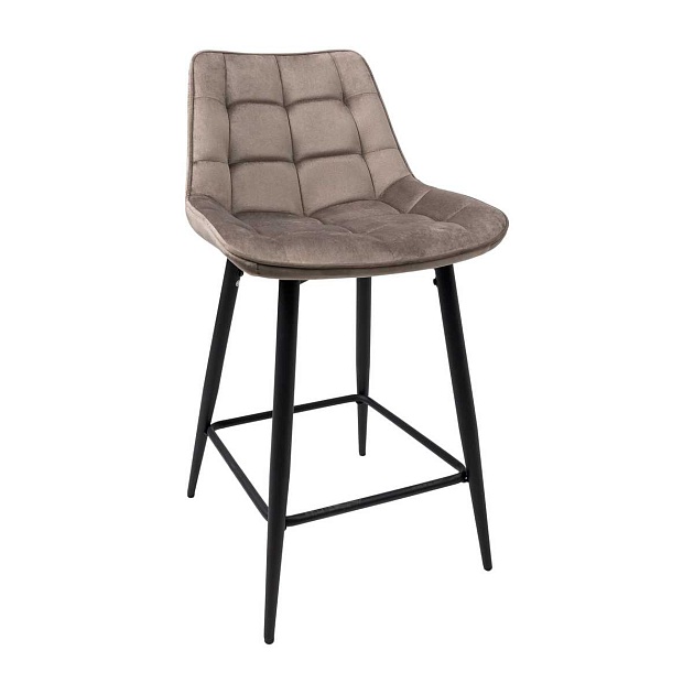 Полубарный стул AksHome Linx бежевый, велюр 86207 Фото № 1