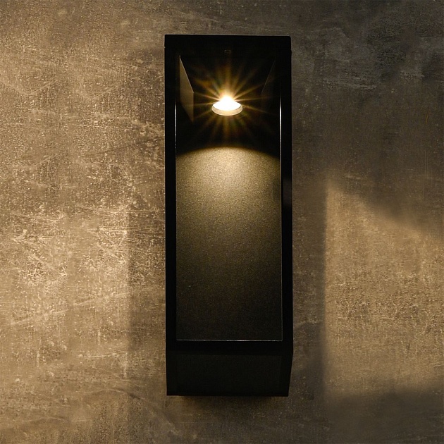 Уличный настенный светодиодный светильник Favourite Tom 4386-1W изображение 3 Уличный настенный светодиодный светильник Favourite Tom 4386-1W Фото № 3