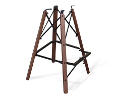 Барный стул Sheffilton SHT-ST39-1/S80 серое облако/темный орех/черный муар 1312310201 3