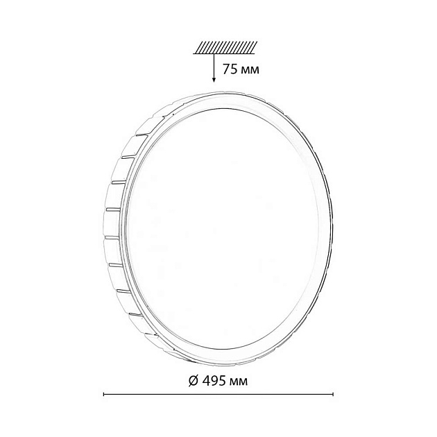 Настенно-потолочный светильник Sonex KUPI GOLD 7695/EL Фото № 7