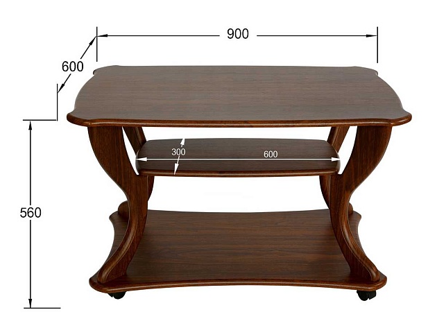 Журнальный стол Мебелик Маэстро СЖ-02 007352 изображение 3 Журнальный стол Мебелик Маэстро СЖ-02 007352 Фото № 3