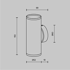 Бра Maytoni Technical Focus S C068WL-02MG 2