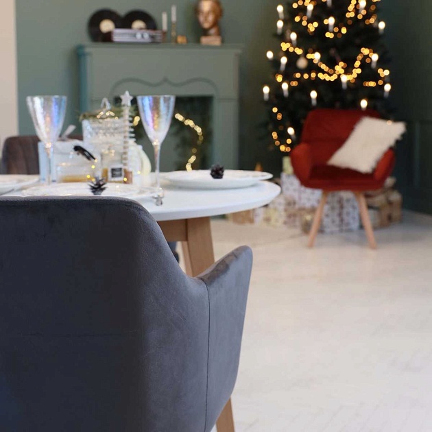 Кресло AksHome Brit серый, велюр 63392 Фото № 6