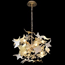 Подвесная люстра Crystal Lux LETISIA SP9 GOLD 2