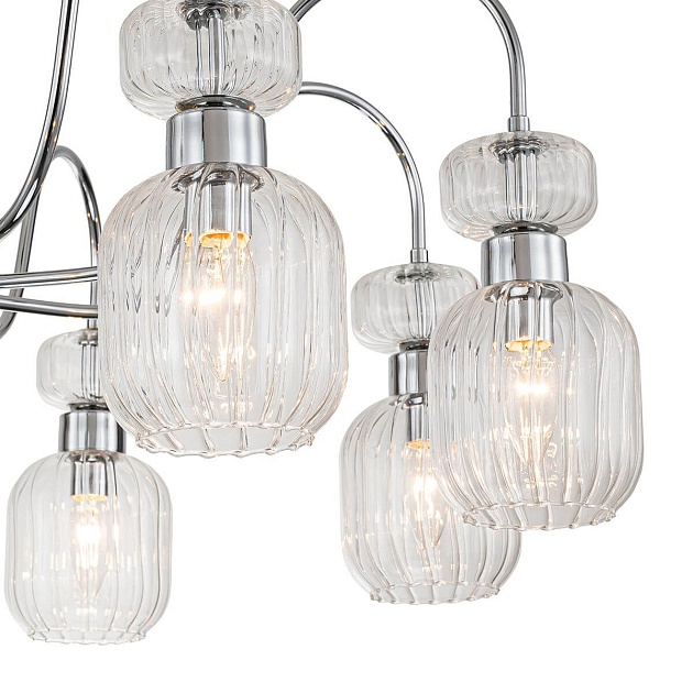 Потолочная люстра Escada Gloss 1141/8PL Chrome/Clear Фото № 3