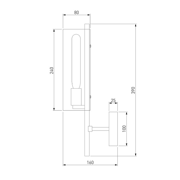 Бра Eurosvet Trompeta 70144/1 хром изображение 4 Бра Eurosvet Trompeta 70144/1 хром Фото № 4