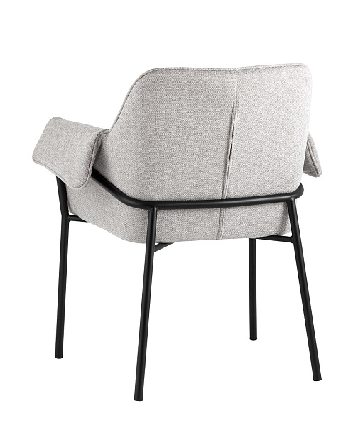 Кресло Stool Group Бесс рогожка светло-серый FDC9469P BEL-40 изображение 6 Кресло Stool Group Бесс рогожка светло-серый FDC9469P BEL-40 Фото № 6