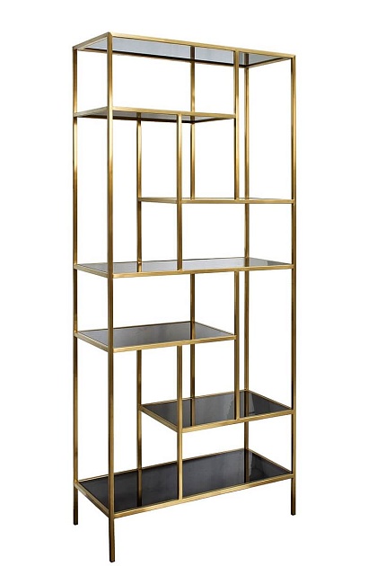 Стеллаж Garda Decor 46AS-SH1452-Gold изображение 4 Стеллаж Garda Decor 46AS-SH1452-Gold Фото № 4