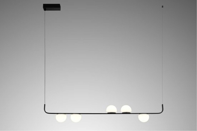 Подвесная светодиодная люстра Arte Lamp Poplar A2174SP-5BK Фото № 1