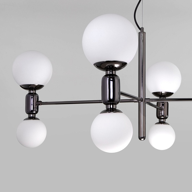 Подвесная люстра Eurosvet Bubble 30182/8 черный жемчуг Фото № 2