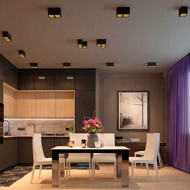 Потолочный светодиодный светильник Novotech Over Recte 358487 изображение 3 Потолочный светодиодный светильник Novotech Over Recte 358487 Фото № 3