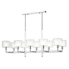 Подвесная люстра Crystal Lux Maestro SP-PL10 L1100 Chrome 2