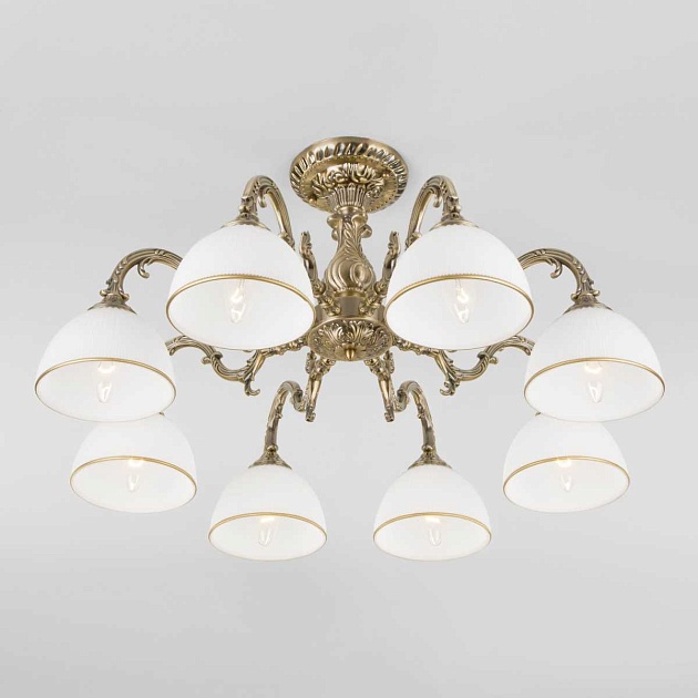 Потолочная люстра Eurosvet Caldera 60106/8 античная бронза изображение 1 Потолочная люстра Eurosvet Caldera 60106/8 античная бронза Фото № 1