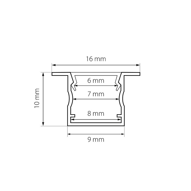 Встраиваемый профиль с рассеивателем Lightstar Profiled 419080 Фото № 2