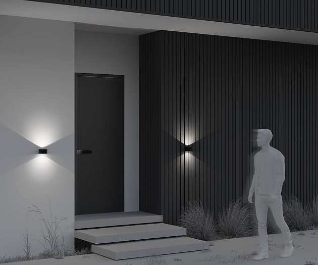 Уличный настенный светодиодный светильник Maytoni Blow O435WL-L10GF3K изображение 4 Уличный настенный светодиодный светильник Maytoni Blow O435WL-L10GF3K Фото № 4