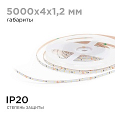 Светодиодная лента Apeyron 5,4W/m 120LED/m 2216SMD холодный белый 5M R00-380 2
