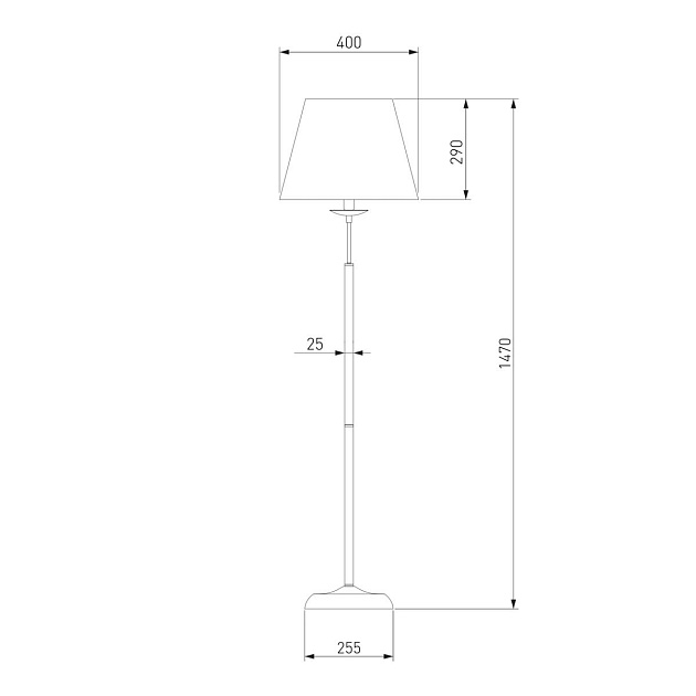Торшер Eurosvet 01008/1 античная бронза изображение 2 Торшер Eurosvet 01008/1 античная бронза Фото № 2