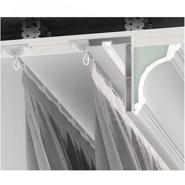 Скрытый карниз FerGipps черный ОК 100 УТ000002725 Фото № 4