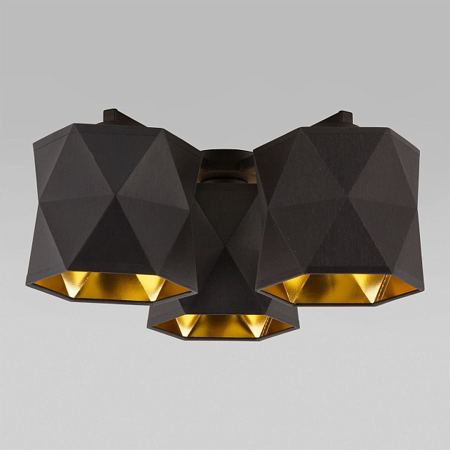 Потолочная люстра TK Lighting 1042 Siro Black Gold Фото № 1