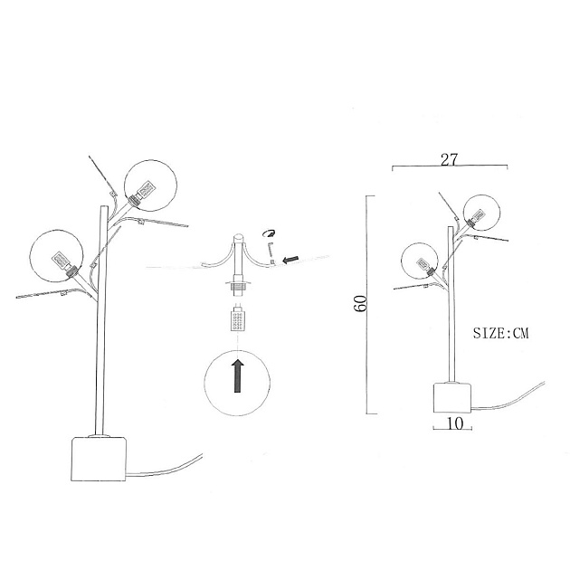 Настольная лампа Imperium Loft Matisse 191873-26 изображение 2 Настольная лампа Imperium Loft Matisse 191873-26 Фото № 2
