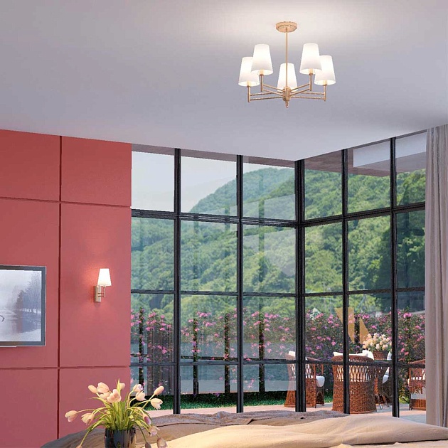 Подвесная люстра Lumion Neoclassi Doris 4436/5C Фото № 2