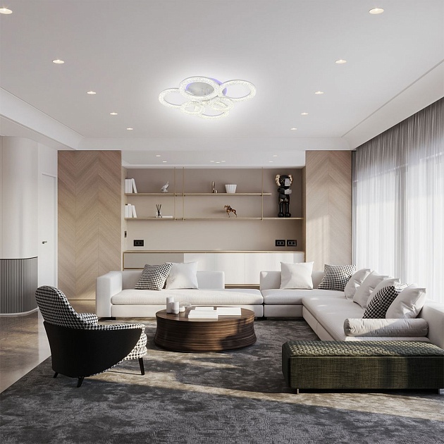 Потолочная светодиодная люстра Escada Alunit 10296/6LED BL Фото № 1