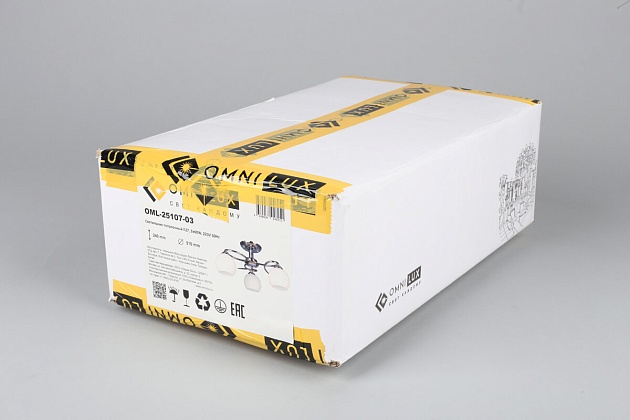 Потолочная люстра Omnilux Casoria OML-25107-03 изображение 5 Потолочная люстра Omnilux Casoria OML-25107-03 Фото № 5