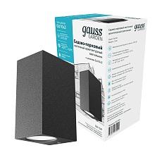 Уличный настенный светильник Gauss Cube GD159 4