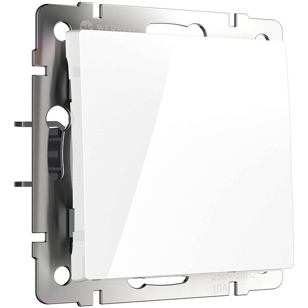 Перекрестный выключатель одноклавишный Werkel белый W1113001 4690389155086 изображение 1 Перекрестный выключатель одноклавишный Werkel белый W1113001 4690389155086 Фото № 1