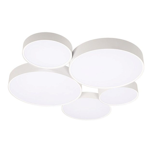 Потолочная светодиодная люстра Loft IT Drum 10218 White изображение 3 Потолочная светодиодная люстра Loft IT Drum 10218 White Фото № 3