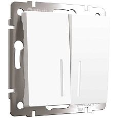 Выключатель Werkel двухклавишный W1122161 4690389191855