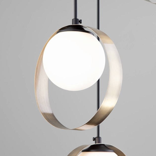 Подвесная люстра Eurosvet Dublin 50205/3 черный/бронза Фото № 4