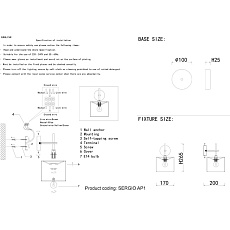 Бра Crystal Lux Sergio AP1 Nickel 1