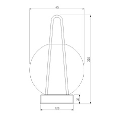 Настольная лампа Eurosvet Frasco 80507/1 черный 1