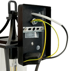 Светильник садово-парковый Feron PL731 на стену вниз  60W E27 230V, черный 51269 2