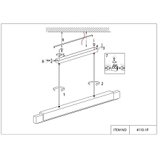 Подвесной светодиодный светильник Favourite Magestic 4110-1P 1