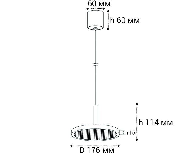 Подвесной светодиодный светильник Italline IT08-8022 white 3000K Фото № 2