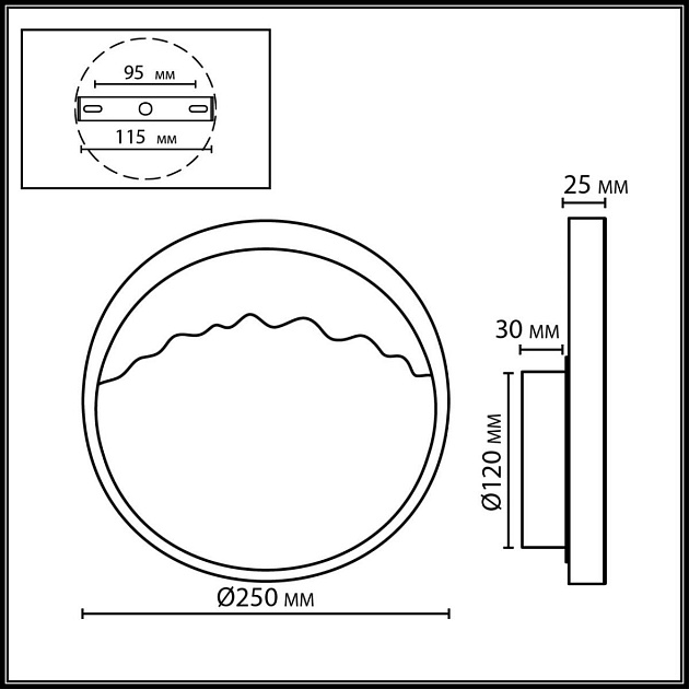 Настенный светильник ODEON LIGHT ECODESIGN VALLEY 4359/9WL Фото № 2