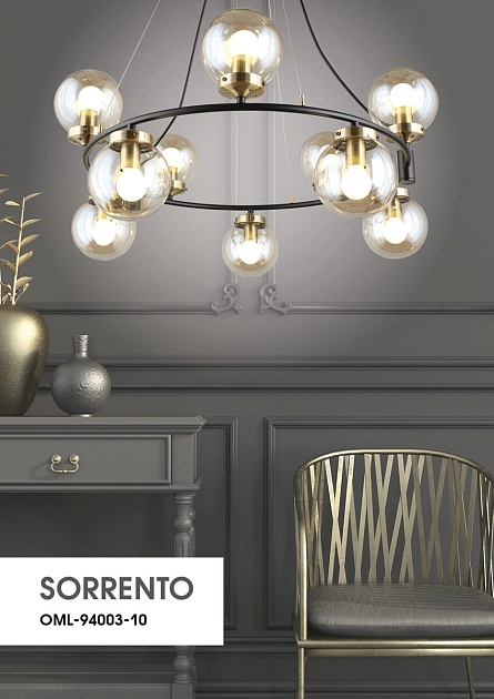 Подвесная люстра Omnilux Sorrento OML-94003-10 Фото № 13