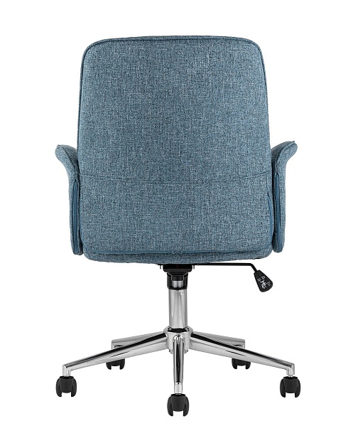 Кресло руководителя Stool Group Simona голубой THOMASINA TWEED BLUE изображение 3 Кресло руководителя Stool Group Simona голубой THOMASINA TWEED BLUE Фото № 3