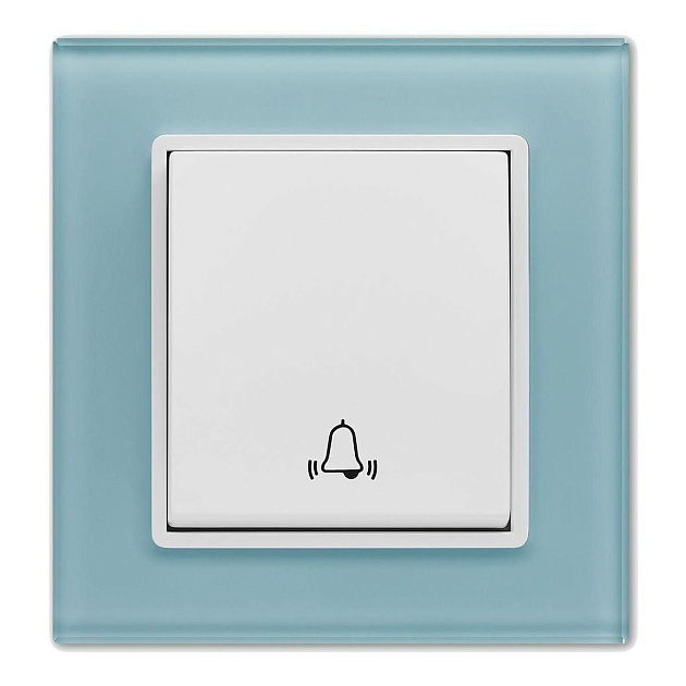 Выключатель Звонок Vesta-Electric Exclusive Blue голубой FVK050311SIN Фото № 1