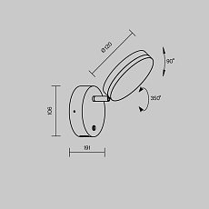 Светодиодный спот Maytoni Fad MOD070WL-L8W3K 1