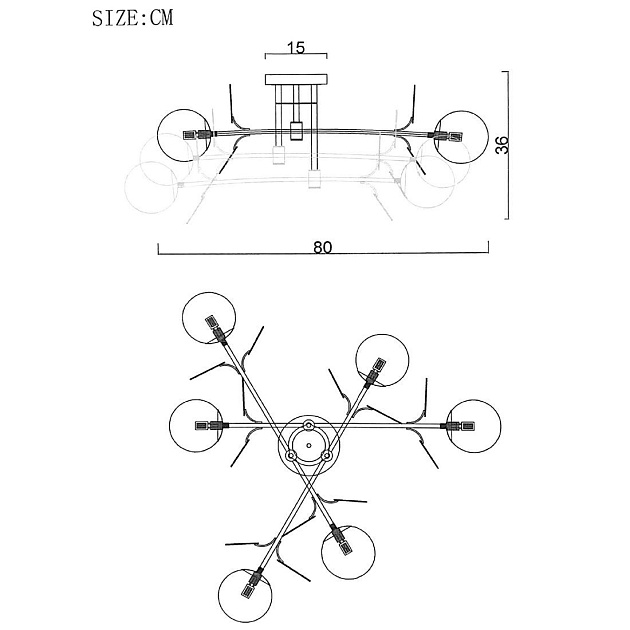 Потолочная люстра Imperium Loft Matisse 194949-23 изображение 2 Потолочная люстра Imperium Loft Matisse 194949-23 Фото № 2