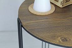 Кофейный стол Sheffilton SHT-CT33 черный муар/светлый орех 3808278103 2