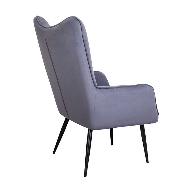 Кресло AksHome Bogema серый, велюр 73220 Фото № 6