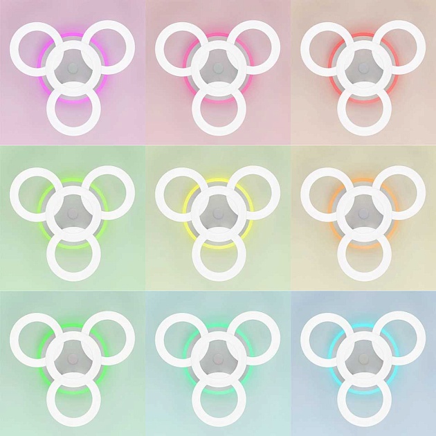 Потолочная светодиодная люстра Citilux Паркер Смарт CL225A140E Фото № 8