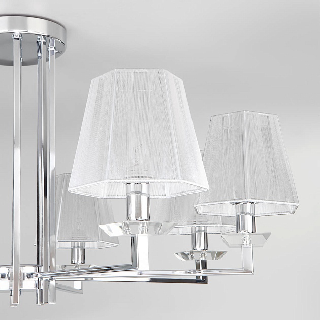 Потолочная люстра Eurosvet Alegria 60125/8 хром Smart Фото № 3