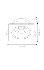 Встраиваемый светильник Lucide Embed 22959/01/30 1