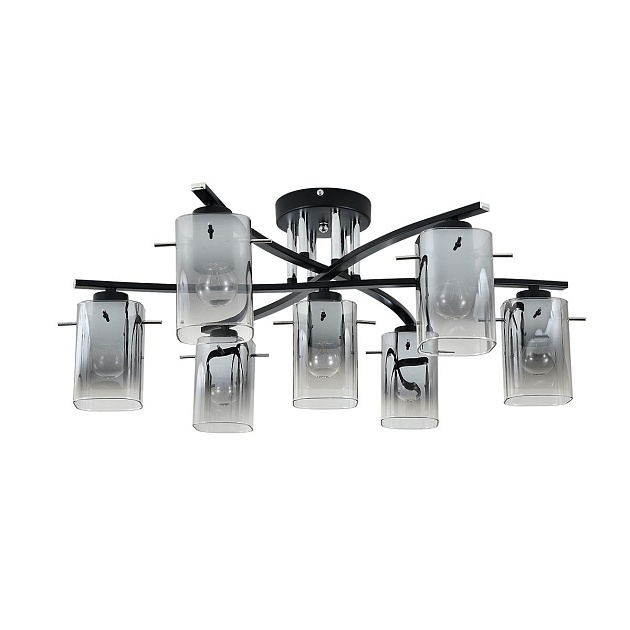 Потолочная люстра Escada Iberis 1101/7P Black изображение 1 Потолочная люстра Escada Iberis 1101/7P Black Фото № 1