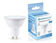 Светодиодная лампа Lens 38° MR16 9W 6400K Ambrella light Bulding 190906 1